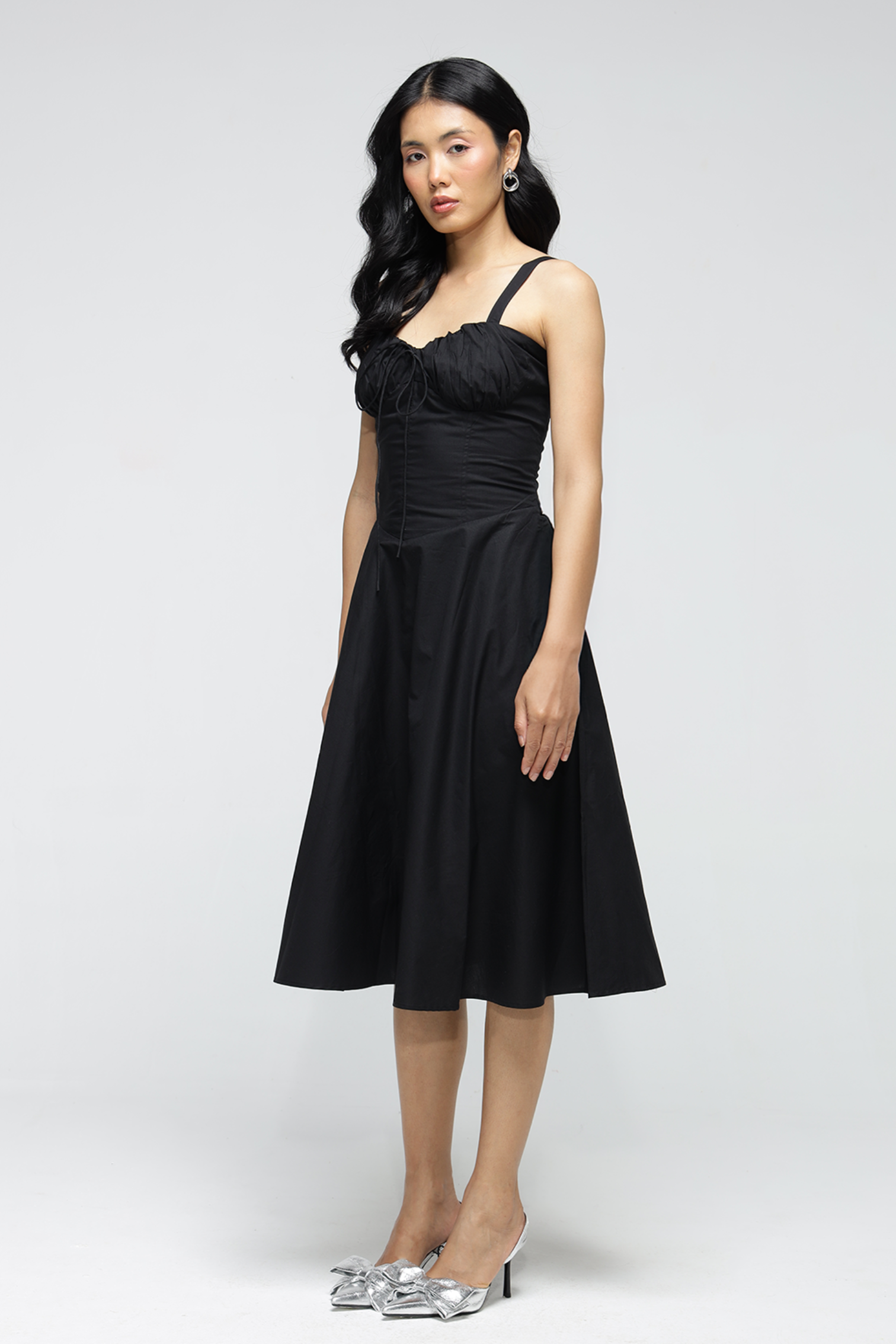 Janie Pocket Dress : Black