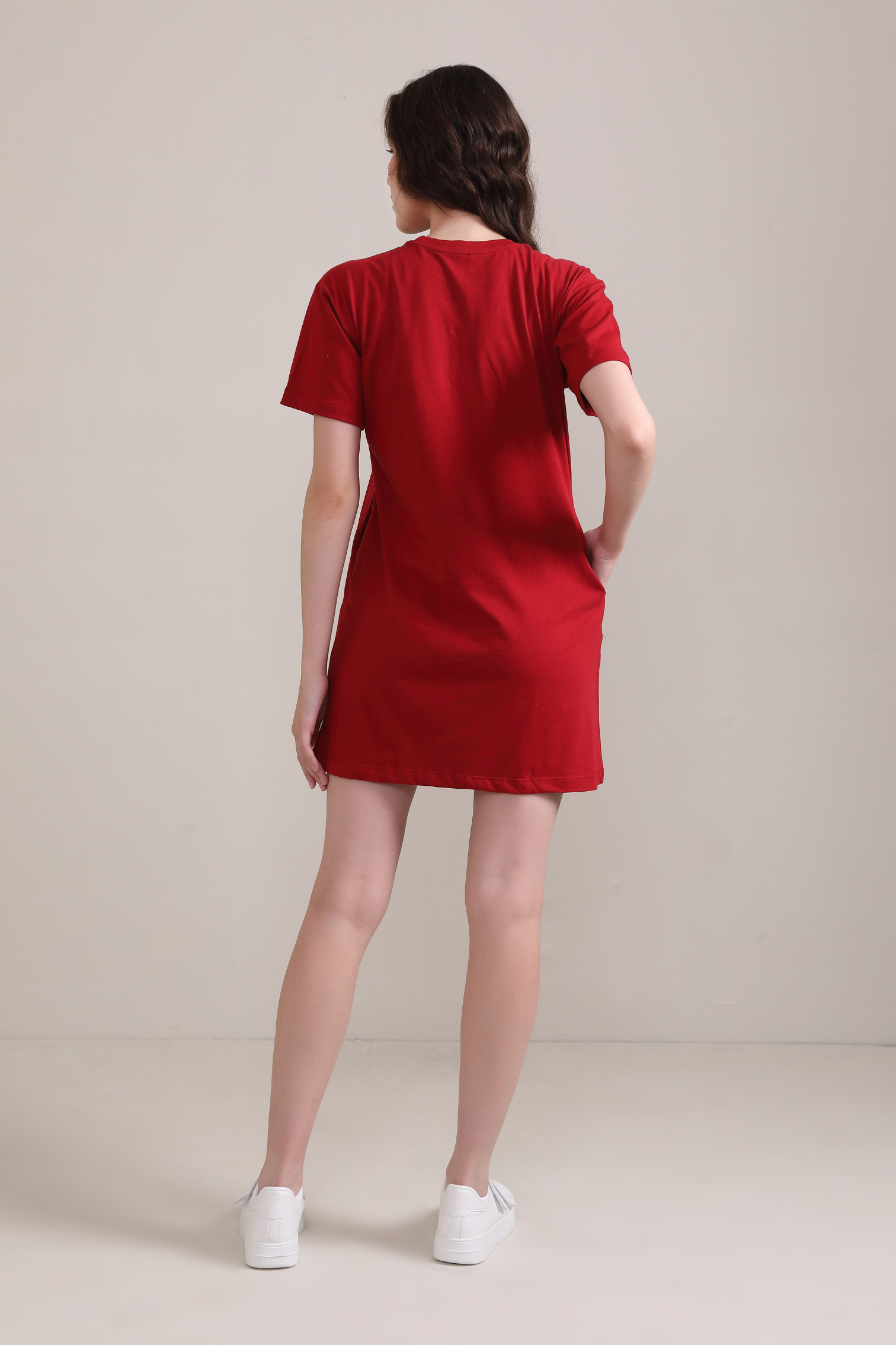 Keep on Smiling :Oversized T-shirt Dress