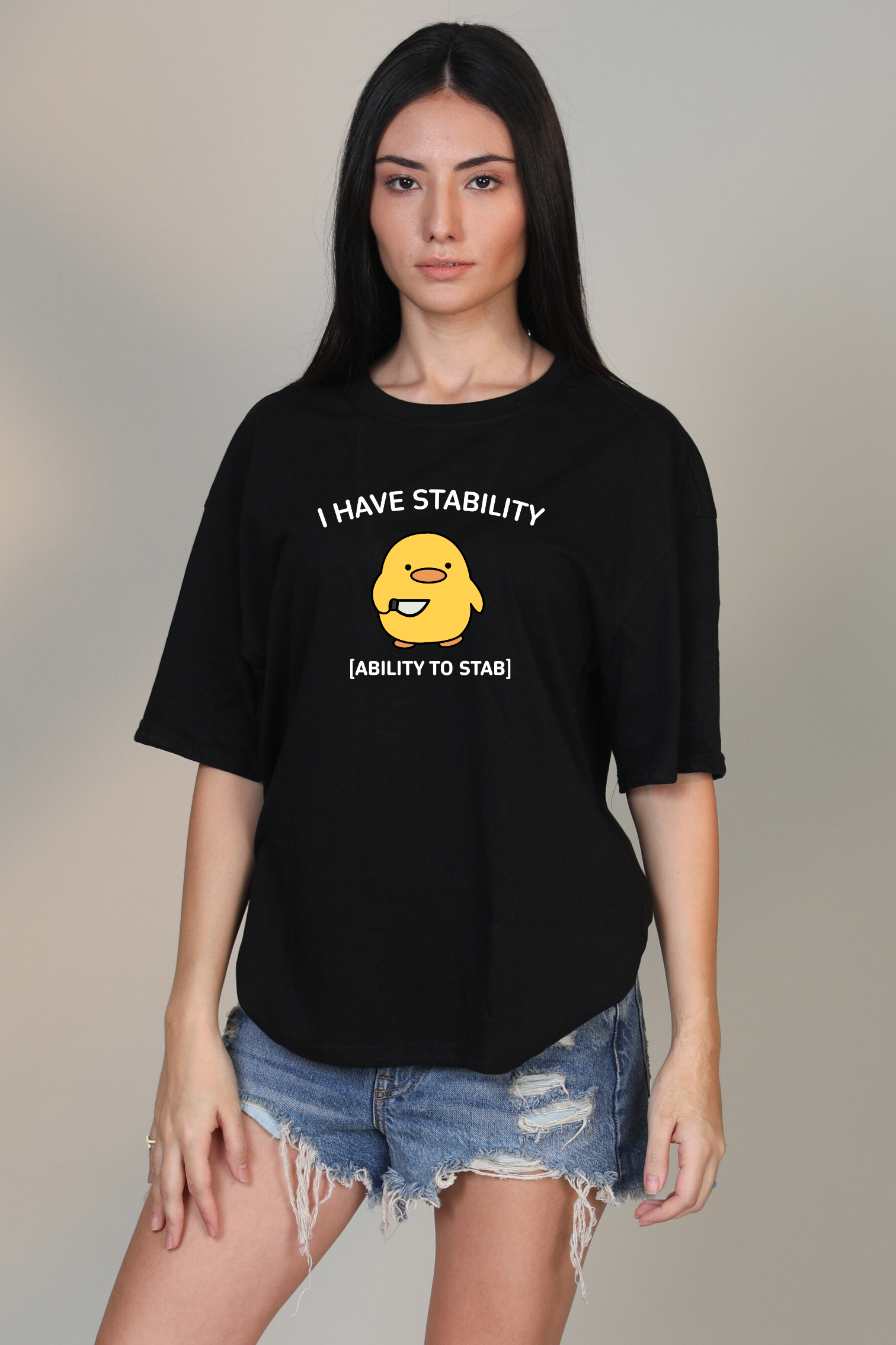 I HAVE STABILITY - Oversized T-Shirt