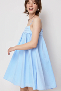 Claire Pocket Dress : Powder Blue