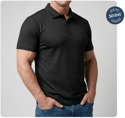 Slimve Premium Honeycomb Polo Shirt  Buy 1 Get 1 FREE | Soft, Breathable & Stretch Fit