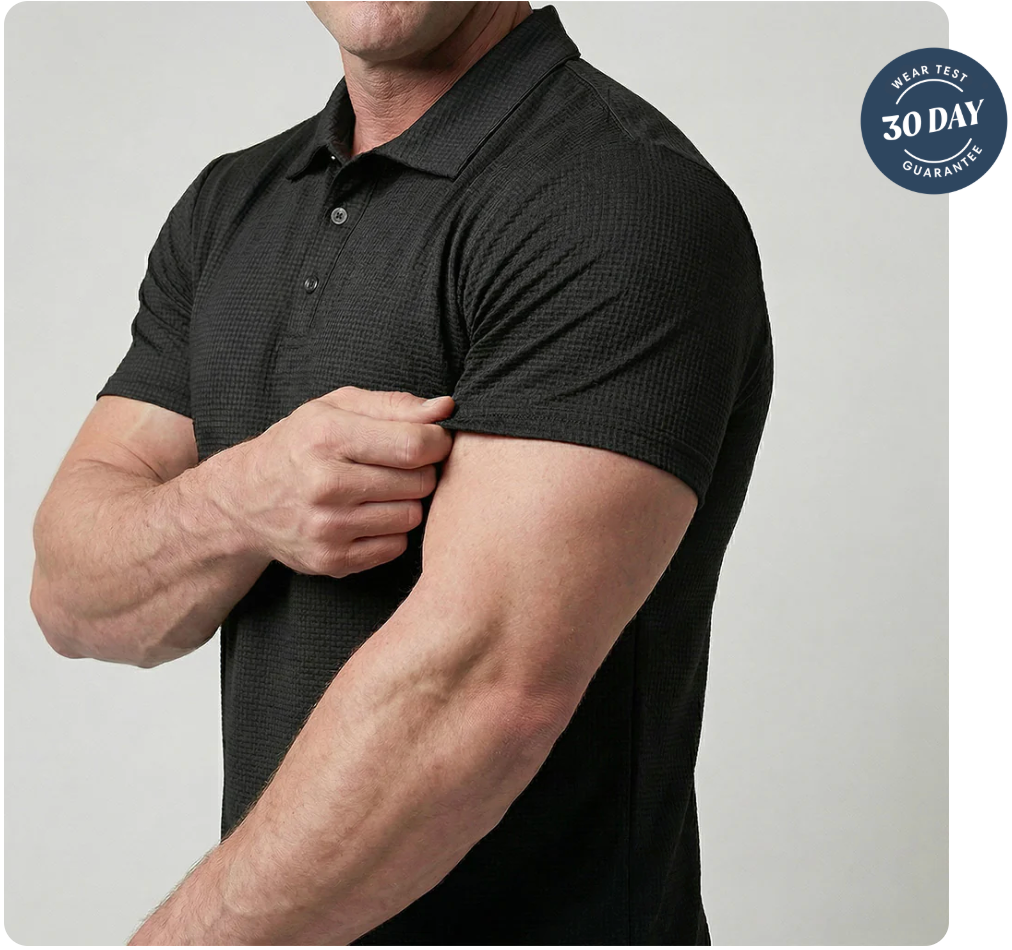 Slimve Premium Honeycomb Polo Shirt  Buy 1 Get 1 FREE | Soft, Breathable & Stretch Fit