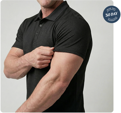 Slimve Premium Honeycomb Polo Shirt  Buy 1 Get 1 FREE | Soft, Breathable & Stretch Fit