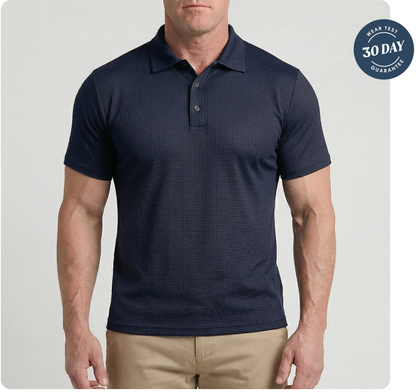 Slimve Premium Honeycomb Polo Shirt  Buy 1 Get 1 FREE | Soft, Breathable & Stretch Fit