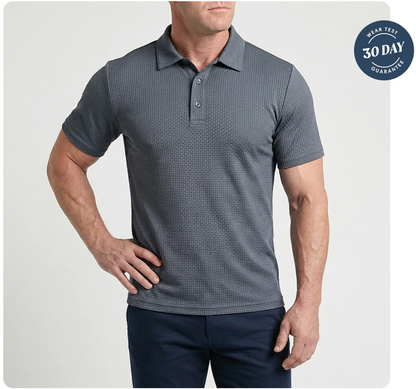 Slimve Premium Honeycomb Polo Shirt  Buy 1 Get 1 FREE | Soft, Breathable & Stretch Fit