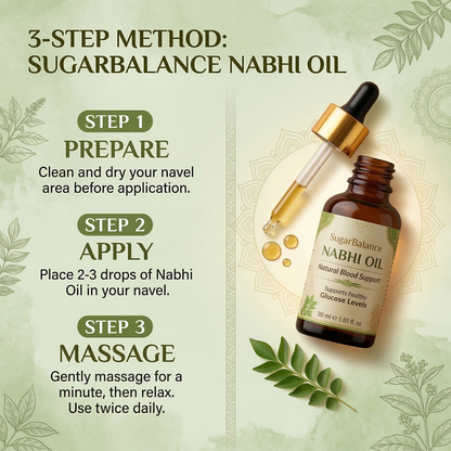 SugarBalance Nabhi Oil.(Pack Of 3) (30 ML Each)